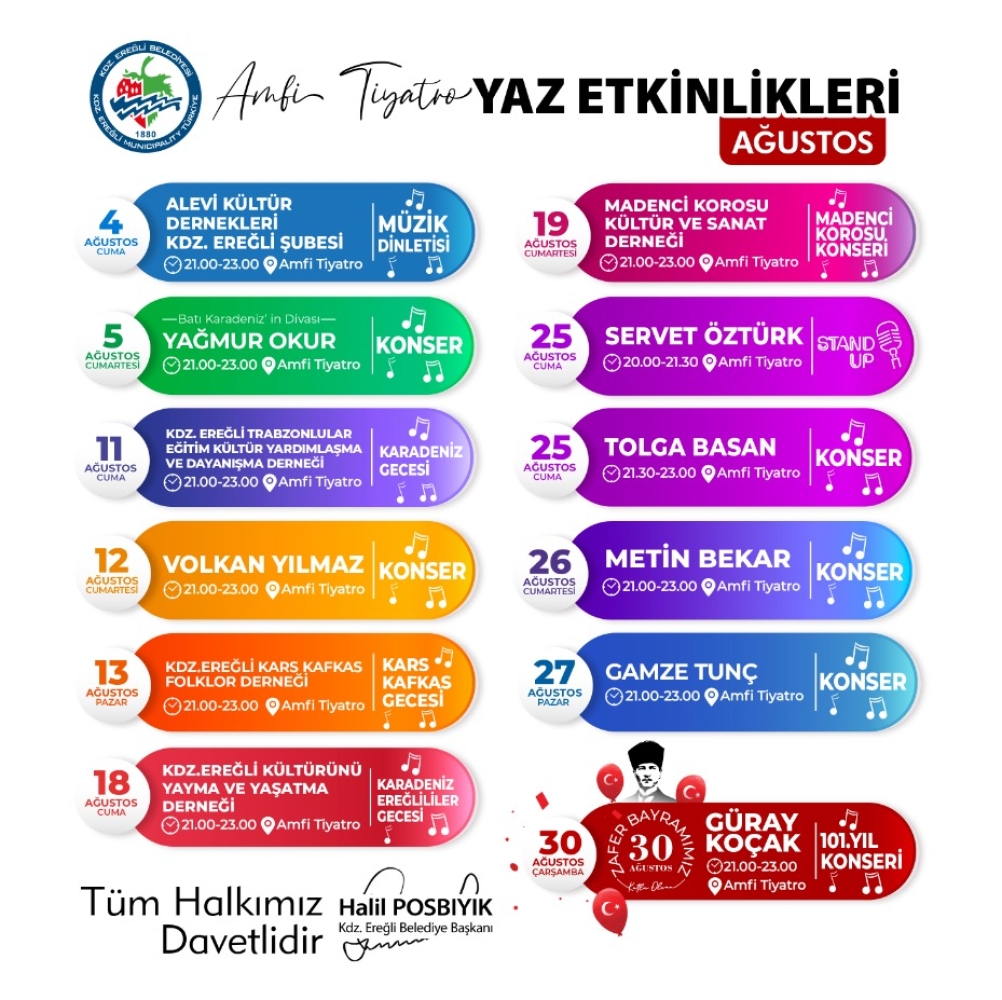 30 AĞUSTOS ZAFER BAYRAMI 101. YIL KONSERİ