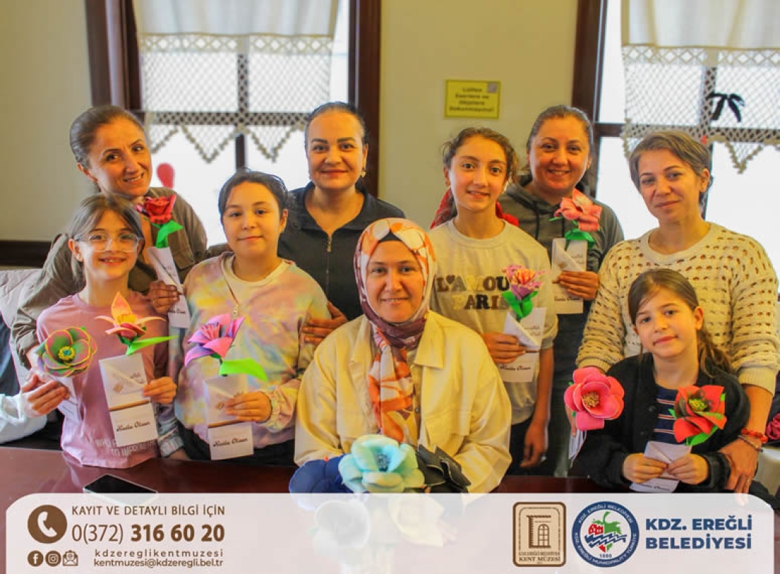 Anneler Günü Kent Müzesi’nde “Birlikte Çiçek Açalım” Atölyesi ile Kutlandı
