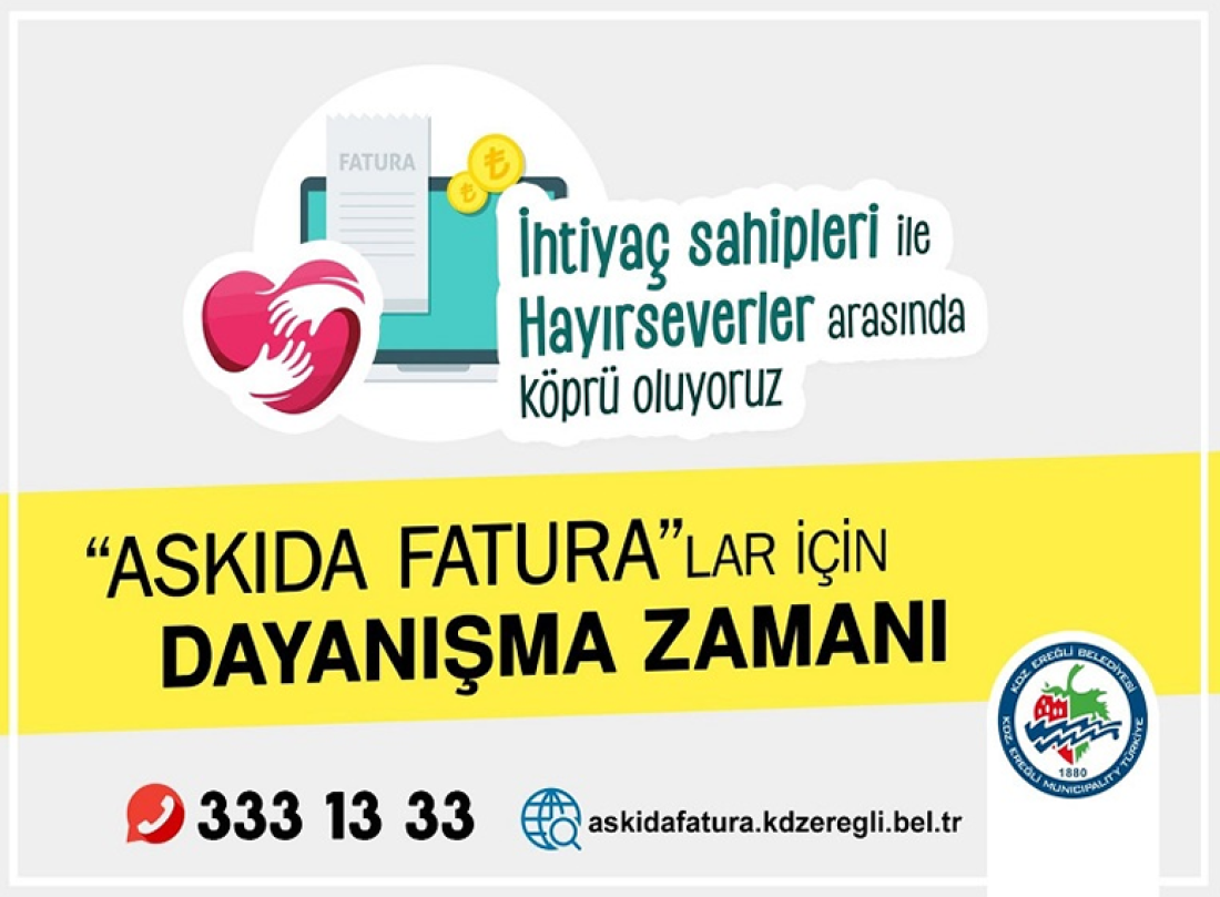 Askıda Fatura Hizmete Devam Ediyor