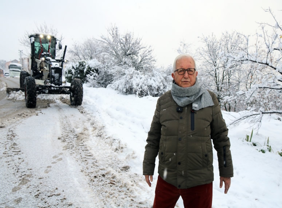 Başkan Posbıyık, Karla Mücadele Çalışmalarını Sahada Denetledi