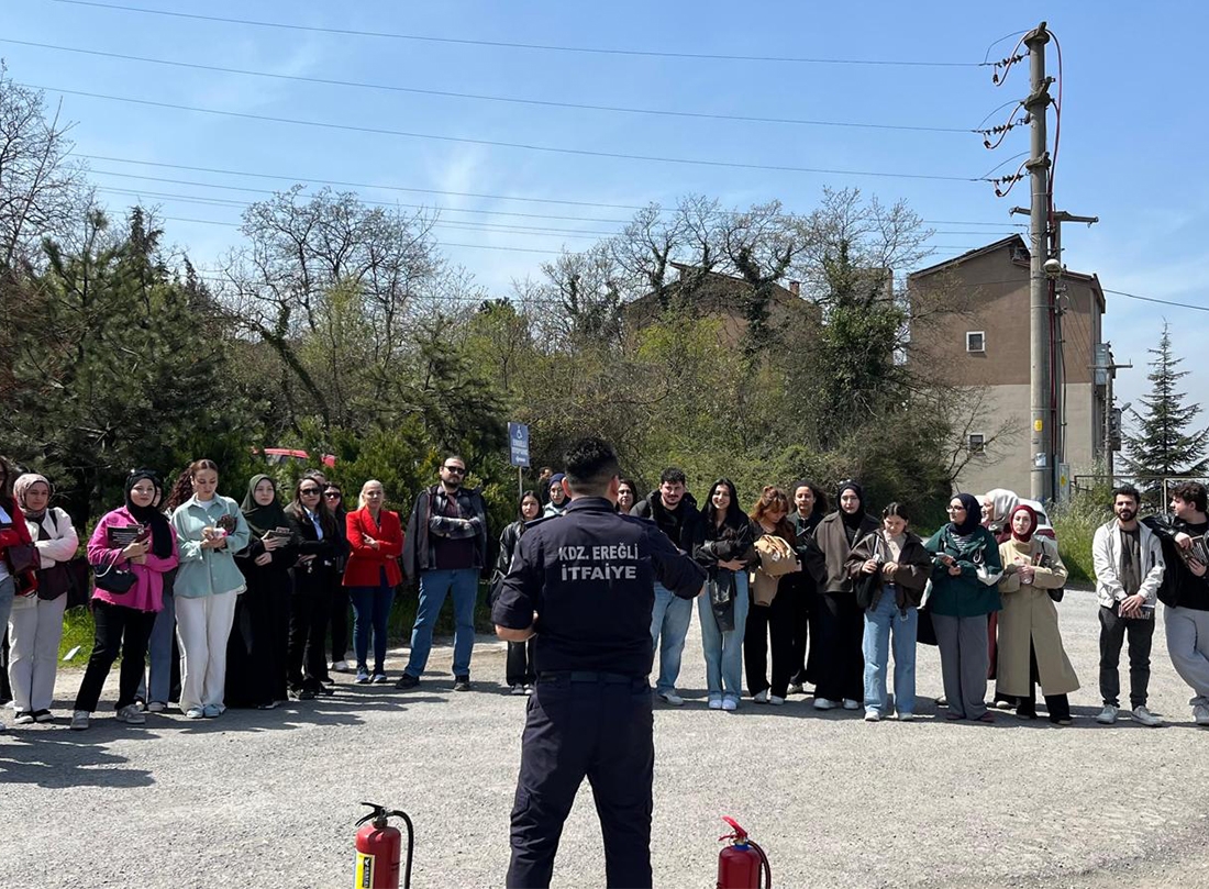 İtfaiye, Mosak Ve Turizm Fakültesi’nde Yangın Eğitimi Verdi