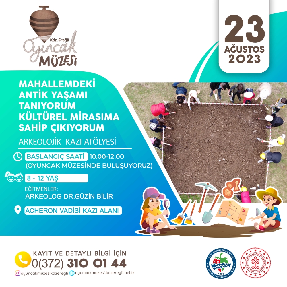 KAZI ATÖLYESİ - MAHALLEMDEKİ ANTİK YAŞAMI TANIYORUM, KÜLTÜREL MİRASIMA SAHİP ÇIKIYORUM