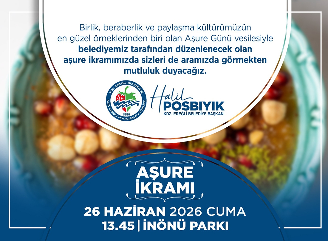 Kdz. Ereğli Belediyesi Aşure Paylaşacak