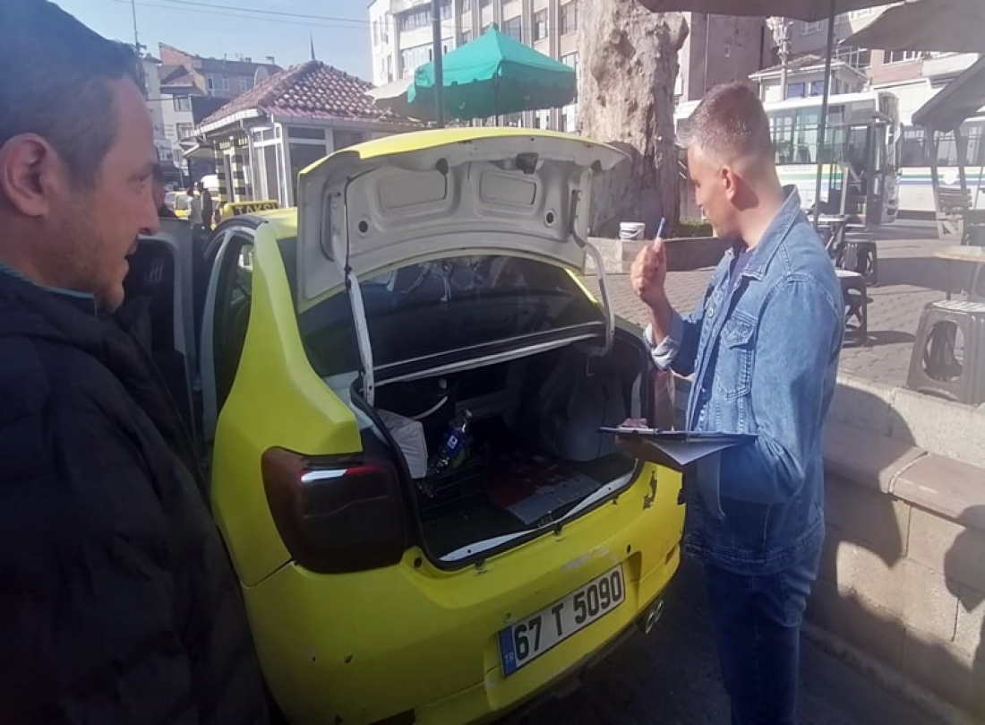 Kdz. Ereğli Belediyesi, Taksileri Denetliyor