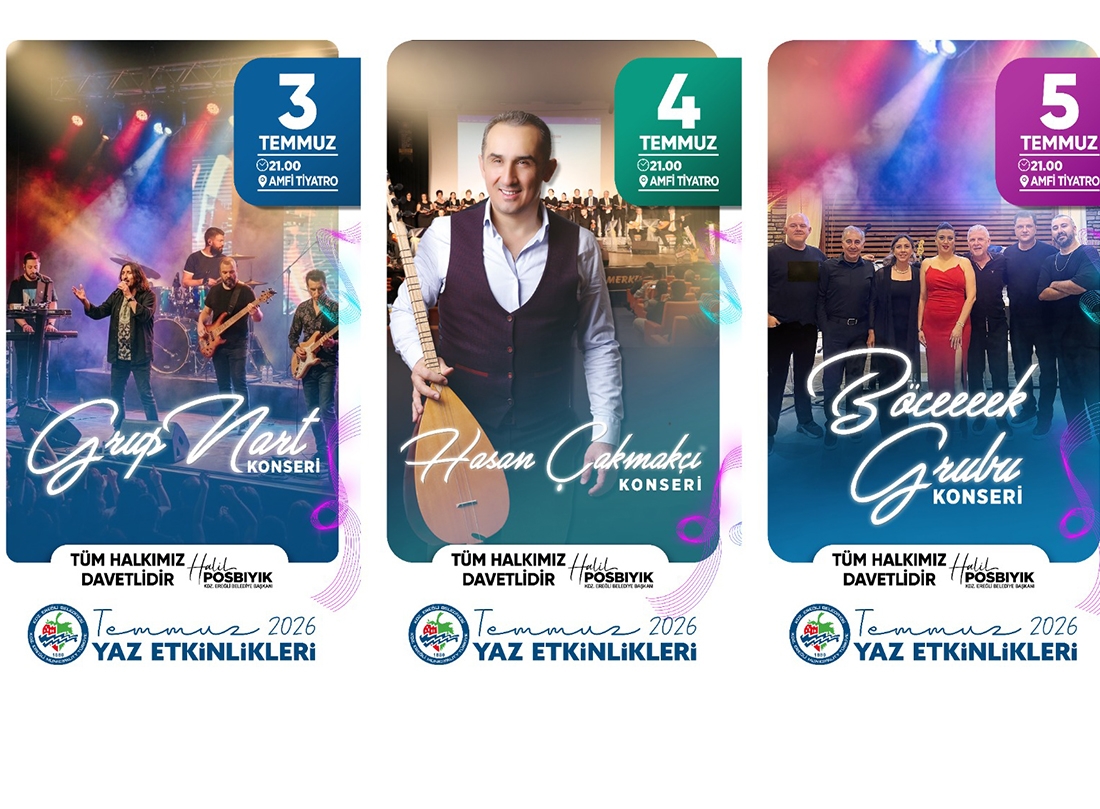 Kdz. Ereğli'de Yaz Akşamları Müzikle Şenleniyor