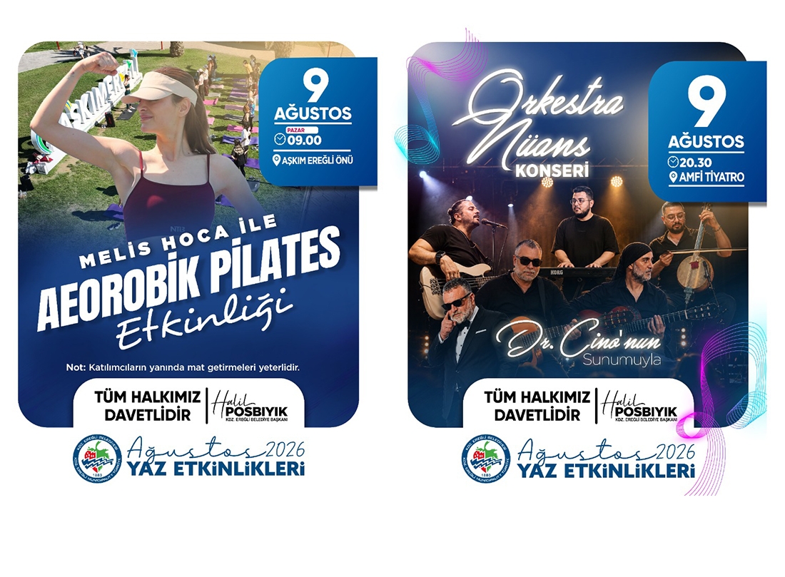 Kdz. Ereğli'de Yaz Etkinlikleri Devam Ediyor