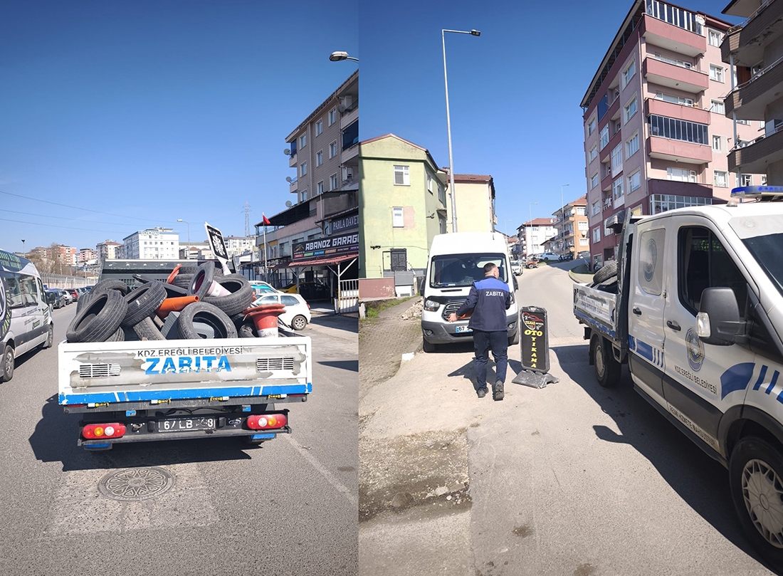 Kdz. Ereğli’de İşgale Geçit Yok: Kaldırımlar Temizleniyor