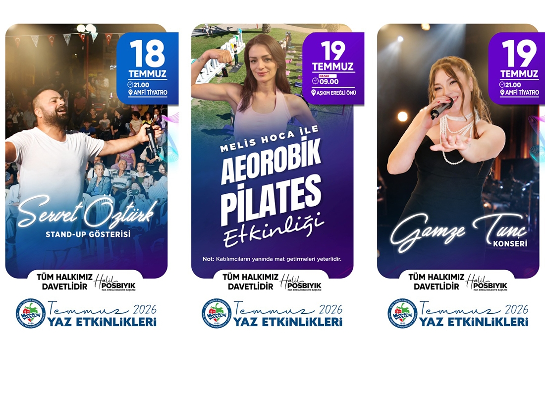 Kdz. Ereğli’de Yaz Etkinlikleri Yoğun İlgi Göremeye Devam Ediyor