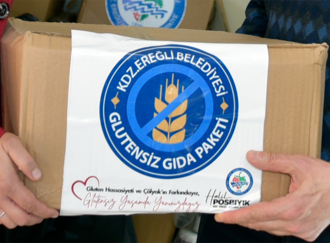 Kdz.Ereğli Belediyesi, Çölyak Hastalarına Glütensiz Gıda Desteğinde Bulunuyor