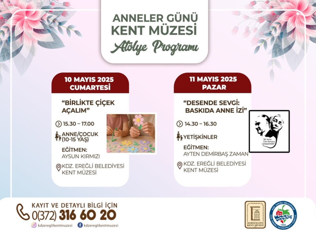 Kent Müzesi’nden Anneler Günü’ne Özel Atölye Programı