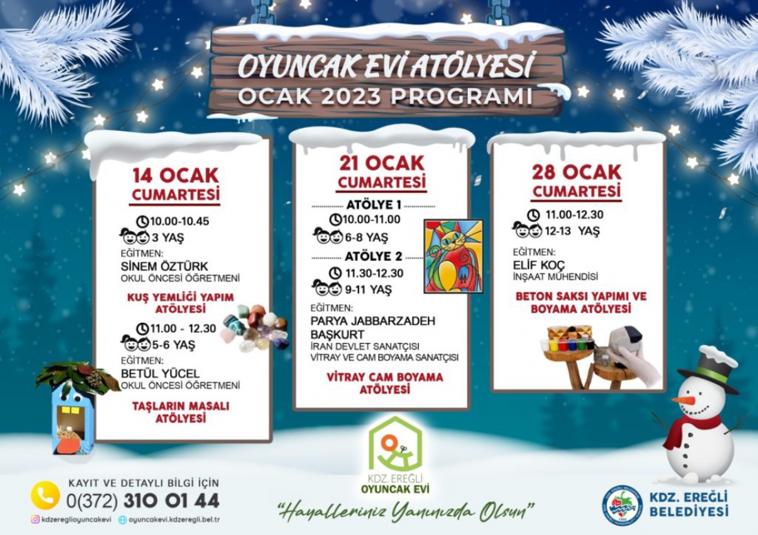 Ocak 2023 Etkinlik Takvimimiz