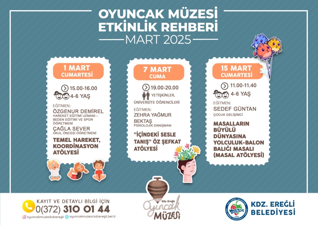Oyuncak Müzesi Mart Ayı Atölye Programı