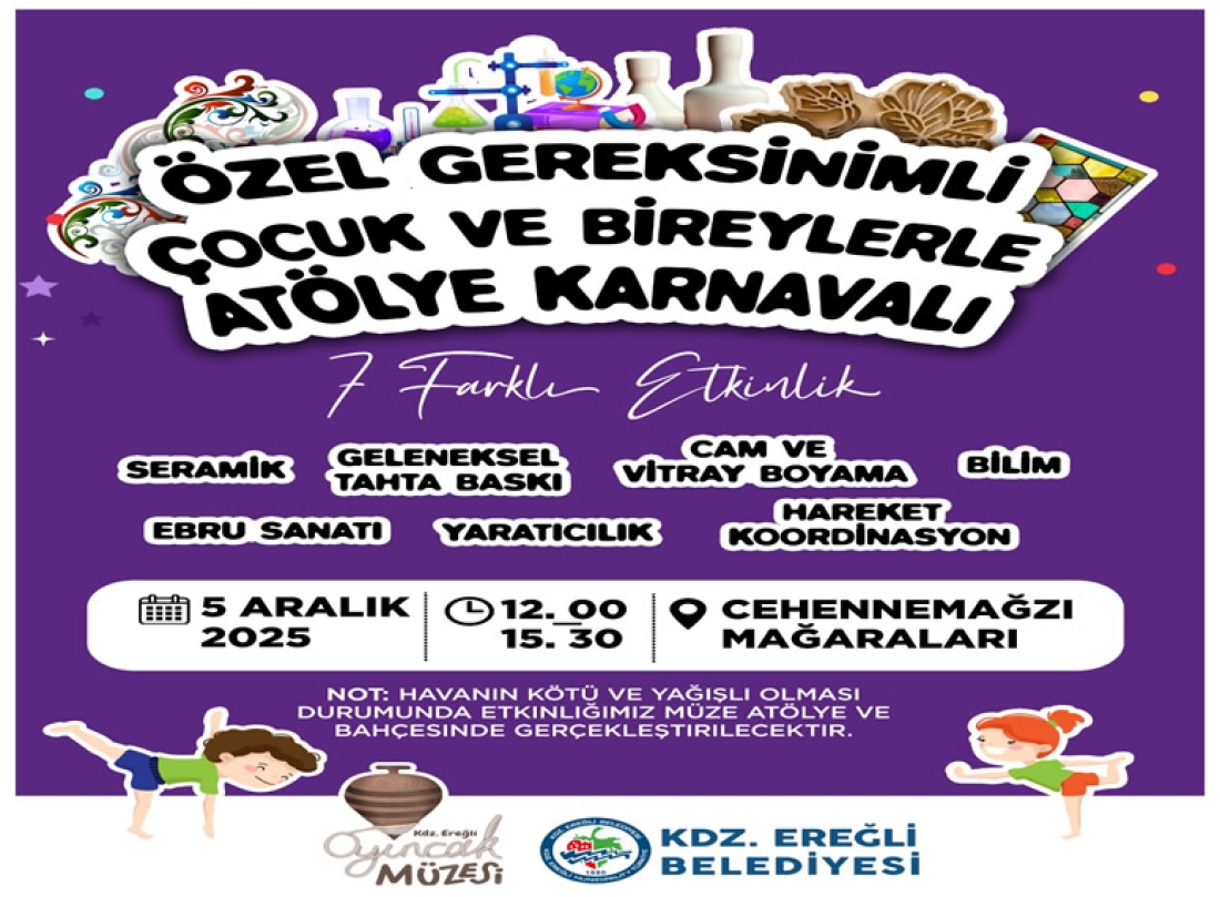 Oyuncak Müzesi, Özel Gereksinimli Çocuklar Ve Bireylere Atölye Karnavalı Düzenliyor