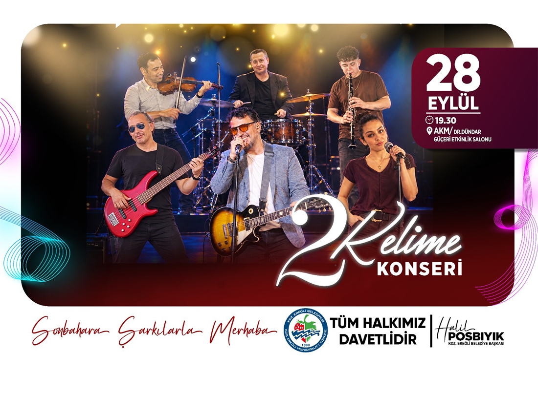 Sonbahara “İki Kelime” Konseriyle Merhaba