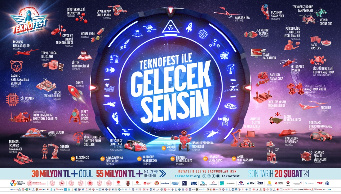 TEKNOFEST 2024 ve Teknoloji Yarışmaları Duyurusu