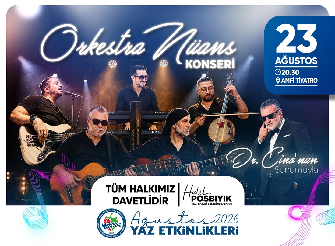 Yaz Etkinlikleri Orkestra Nüans Konseriyle Devam Ediyor