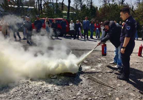 İtfaiye, Mosak Ve Turizm Fakültesi’nde Yangın Eğitimi Verdi