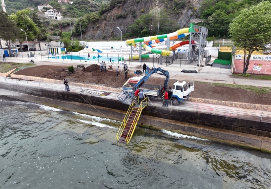 Belediye Plajları Sezona Hazırlanıyor