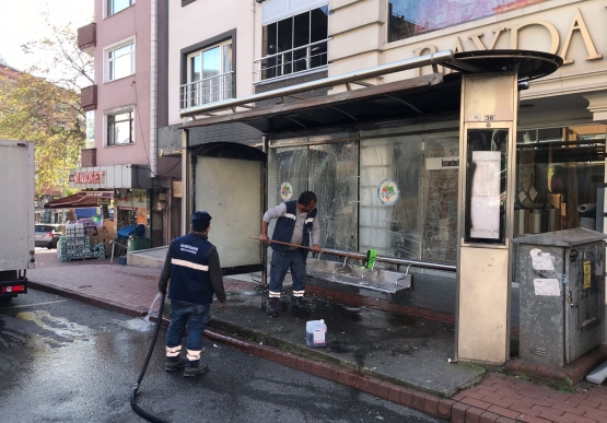 Kdz. Ereğli’de Otobüs Durakları Detaylı Temizlendi