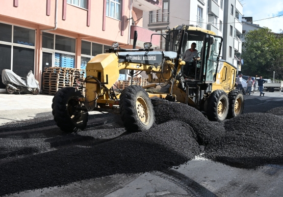 Kdz. Ereğli’de Asfalt Seferberliği Sürüyor