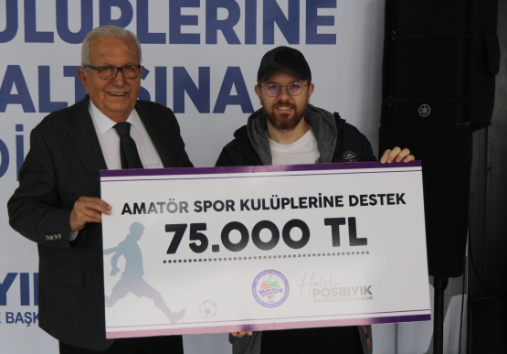 Başkan Posbıyık, Amatör Spor Kulüplerine Destek Verdi