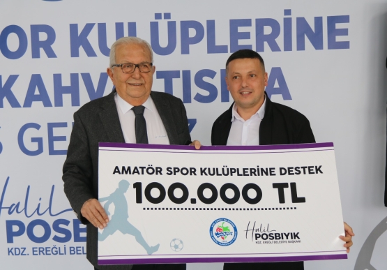 Başkan Posbıyık, Amatör Spor Kulüplerine Destek Verdi