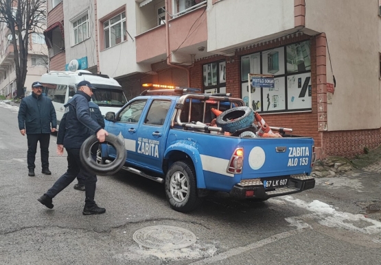 Kdz. Ereğli’de Kaldırım İşgallerine Karşı Temizlik Sürüyor