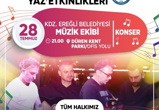 Kdz. Ereğli Belediyesi, Yaz Etkinlikleri Devam Ediyor