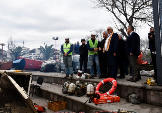 Başkan Posbıyık, Ereğli Sahilinde Çalışmaları Denetledi