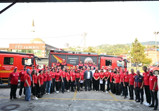 Kdz. Ereğli'de Gönüllü İtfaiyeci Ailesi Büyüyor