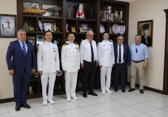 Komutanlar, Başkan Posbıyık’ı Ziyaret Etti