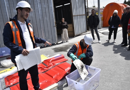 Bozhane Limanı’nda Deniz Kirliliği Tatbikatı Yapıldı