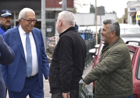 Başkan Posbıyık, Un Pazarı Esnafını Ziyaret Etti