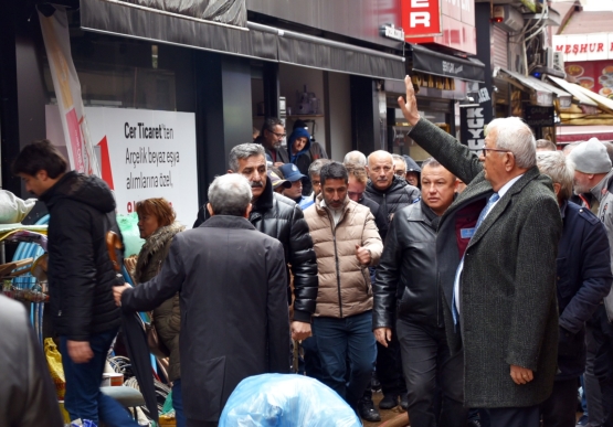 Başkan Posbıyık, Chp Heyetiyle Afetzede Esnafa Geçmiş Olsun Ziyaretinde Bulundu