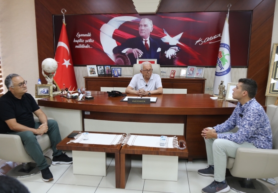 Depremzede Yiğit, Başkan Posbıyık’a Teşekküre Geldi