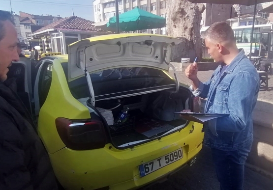 Kdz. Ereğli Belediyesi, Taksileri Denetliyor