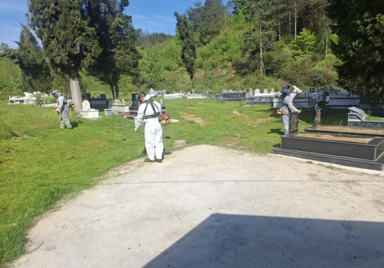 Kdz. Ereğli’de 57 Mezarlık Bayram Öncesi Temizleniyor