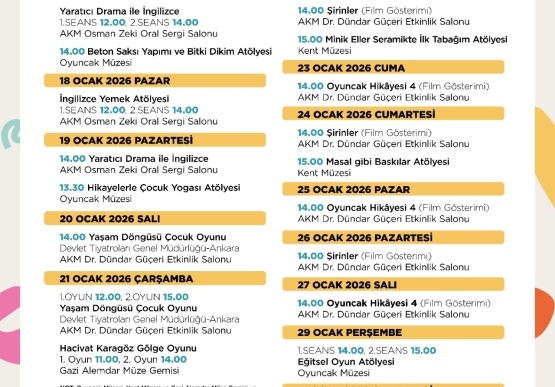 Kdz. Ereğli Belediyesi’nden Yarıyıl Tatilinde Dolu Dolu Etkinlikler