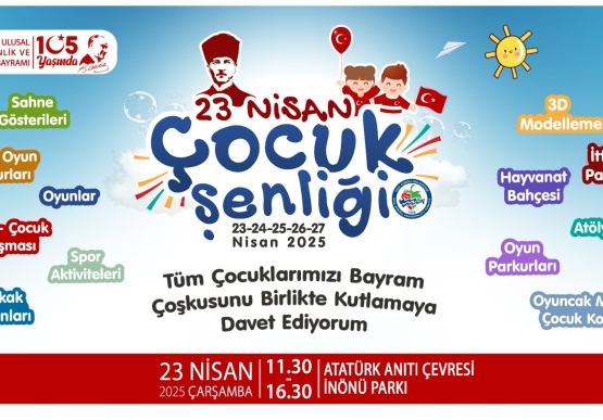 23 Nisan Çocuk Şenliği Programı Belli Oldu