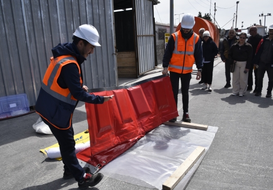 Bozhane Limanı’nda Deniz Kirliliği Tatbikatı Yapıldı