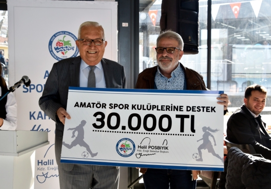 Başkan Posbıyık, Amatör Spor Kulüplerine Destek Verdi