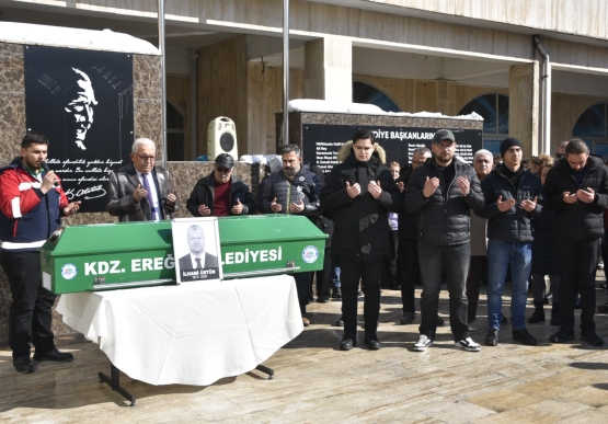 Belediye İşçisi Üstün, Son Yolculuğuna Uğurlandı