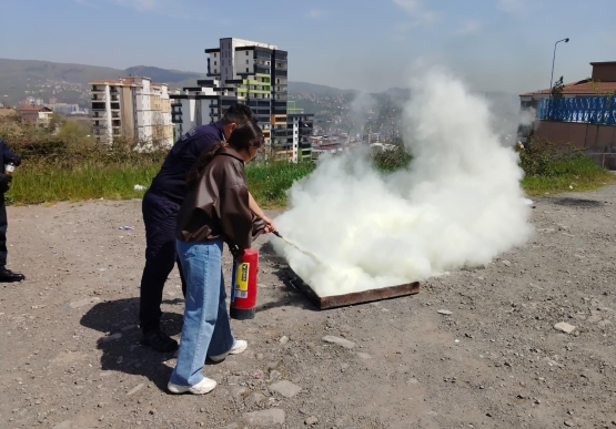 İtfaiye, Mosak Ve Turizm Fakültesi’nde Yangın Eğitimi Verdi