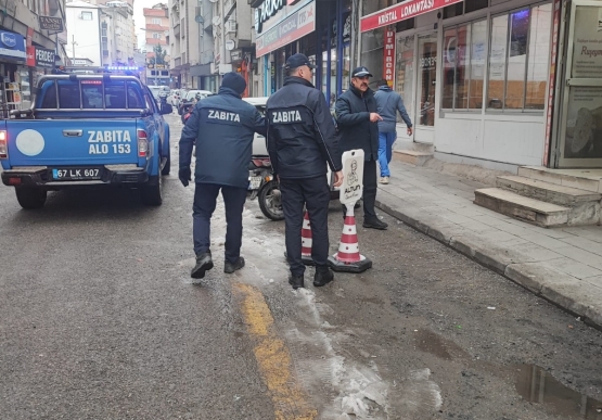 Kdz. Ereğli’de Kaldırım İşgallerine Karşı Temizlik Sürüyor