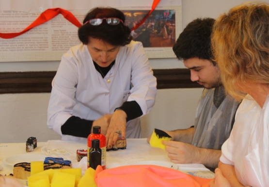 Atatürk Odaklı Tahta Baskı Atölyesinde Anlamlı Anlar