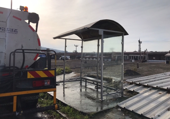 Kdz. Ereğli’de Otobüs Durakları Detaylı Temizlendi