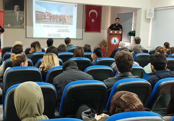 İtfaiye, Mosak Ve Turizm Fakültesi’nde Yangın Eğitimi Verdi