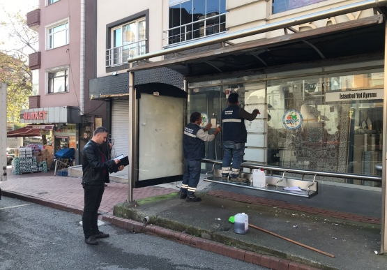 Kdz. Ereğli’de Otobüs Durakları Detaylı Temizlendi