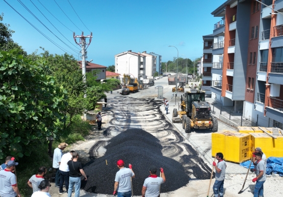 Kdz. Ereğli Asfaltlanıyor