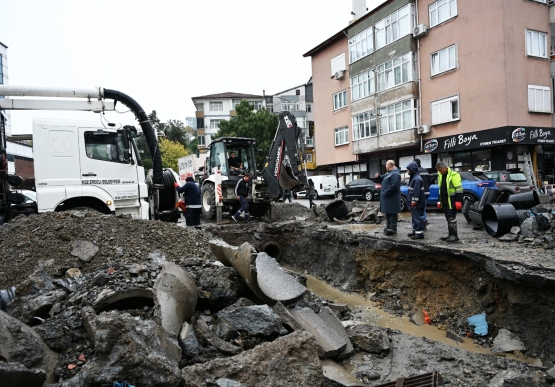 Potbaşı Ve Devrek Yol Ayrımı’nda Su Baskınlarına Karşı Kalıcı Önlem